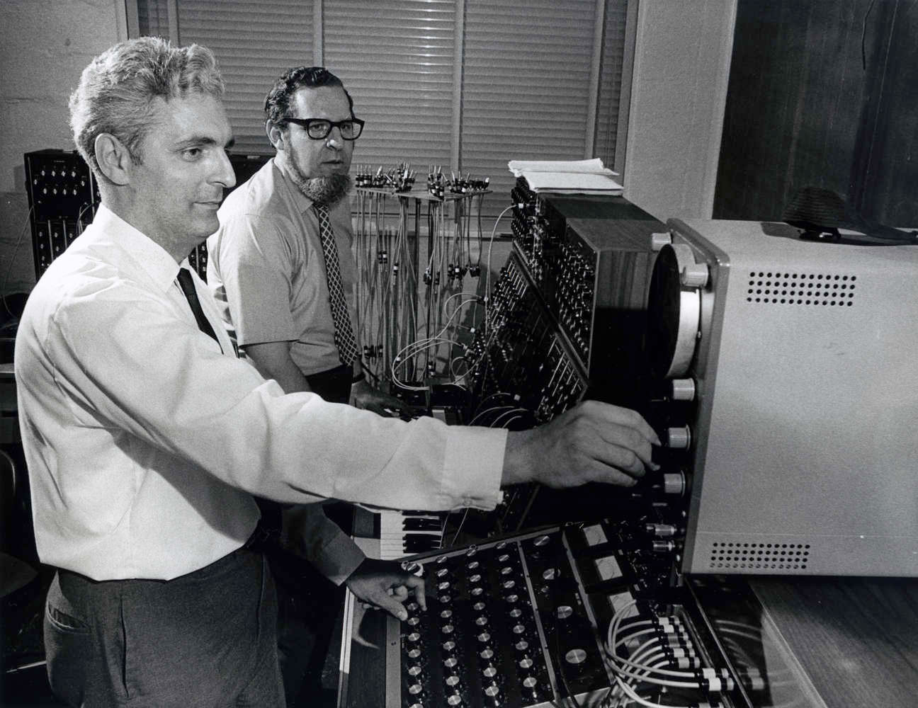 Bob Moog and Herb Deutsch Hofstra University